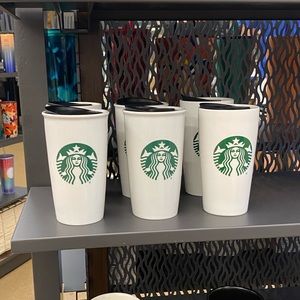 🐢STARBUCKS CERAMIC CUP!